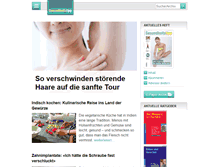 Tablet Screenshot of gesundheitstipp.ch